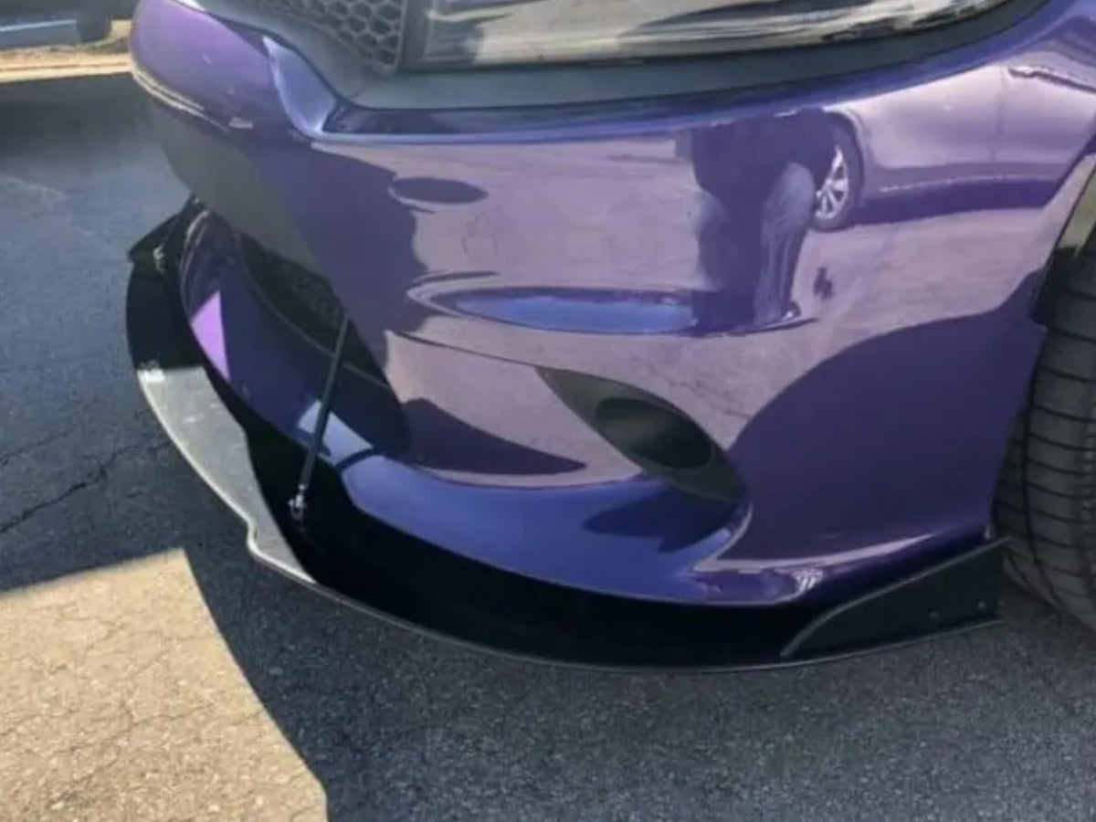 2015-23 Charger SRT 392/Hellcat/Daytona/Scat Pack - 2PC Front Splitter - Aluminum Composite