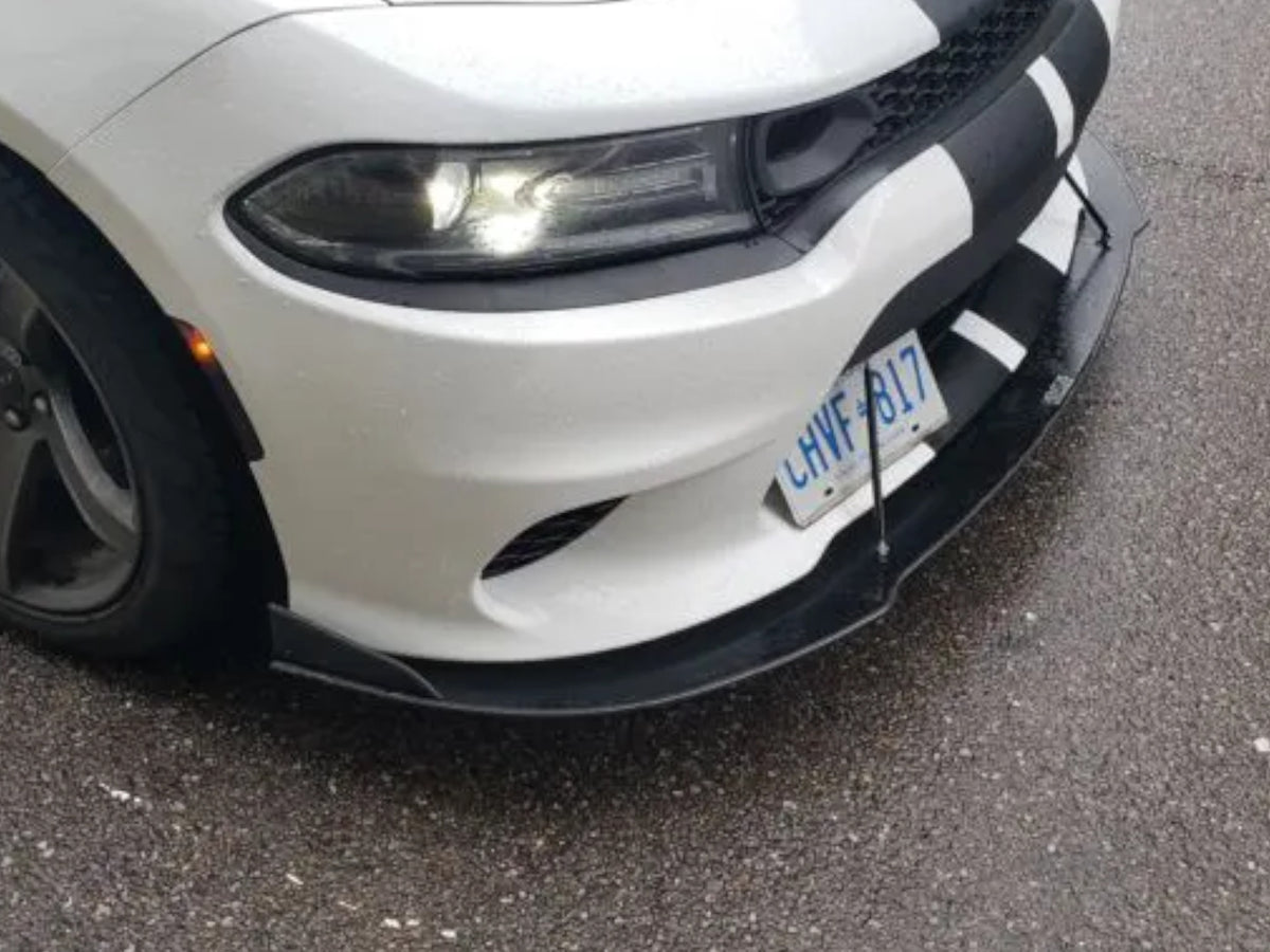 2015-23 Charger SRT 392/Hellcat/Daytona/Scat Pack - 2PC Front Splitter - Aluminum Composite