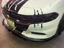 2015-23 Charger SE/SXT/RT - 2PC Front Splitter - Aluminum Composite