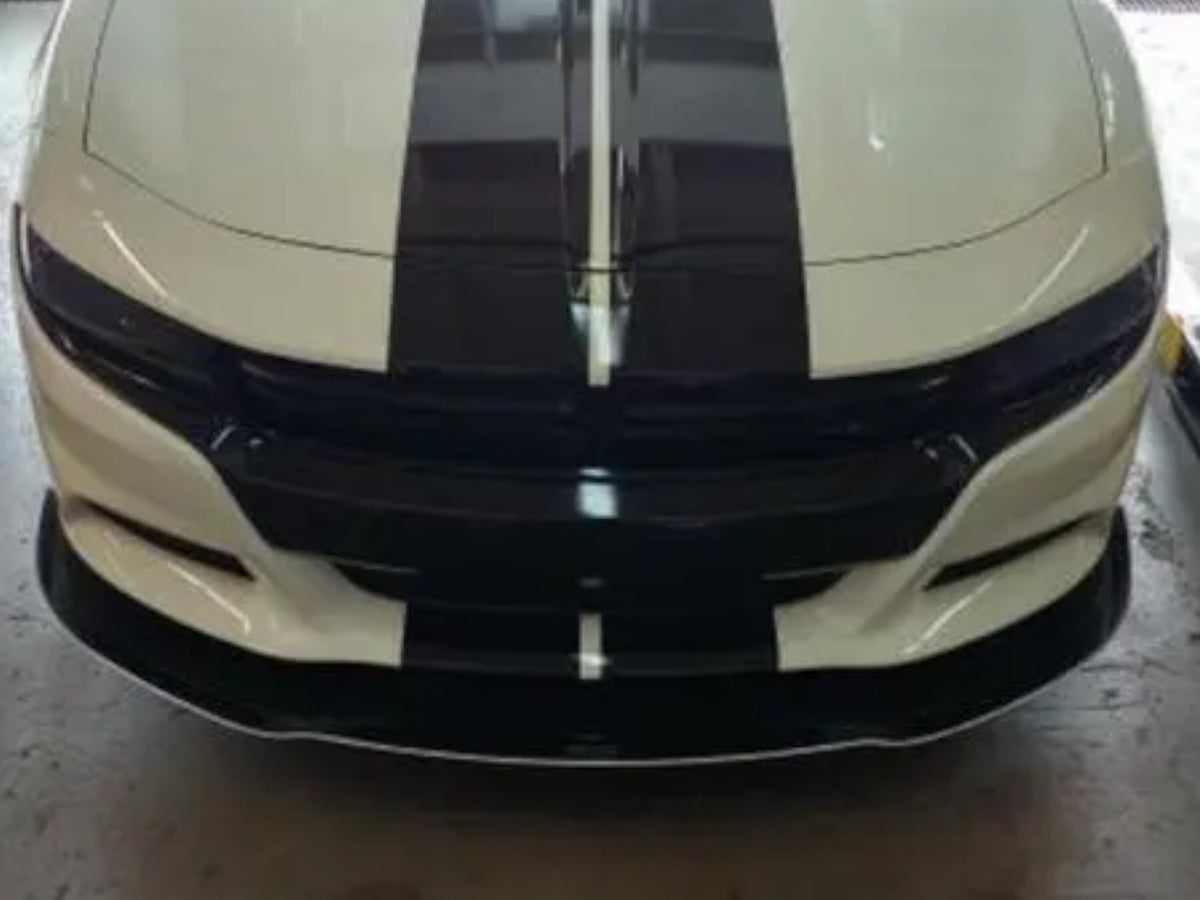 2015-23 Charger SE/SXT/RT - 2PC Front Splitter - Aluminum Composite