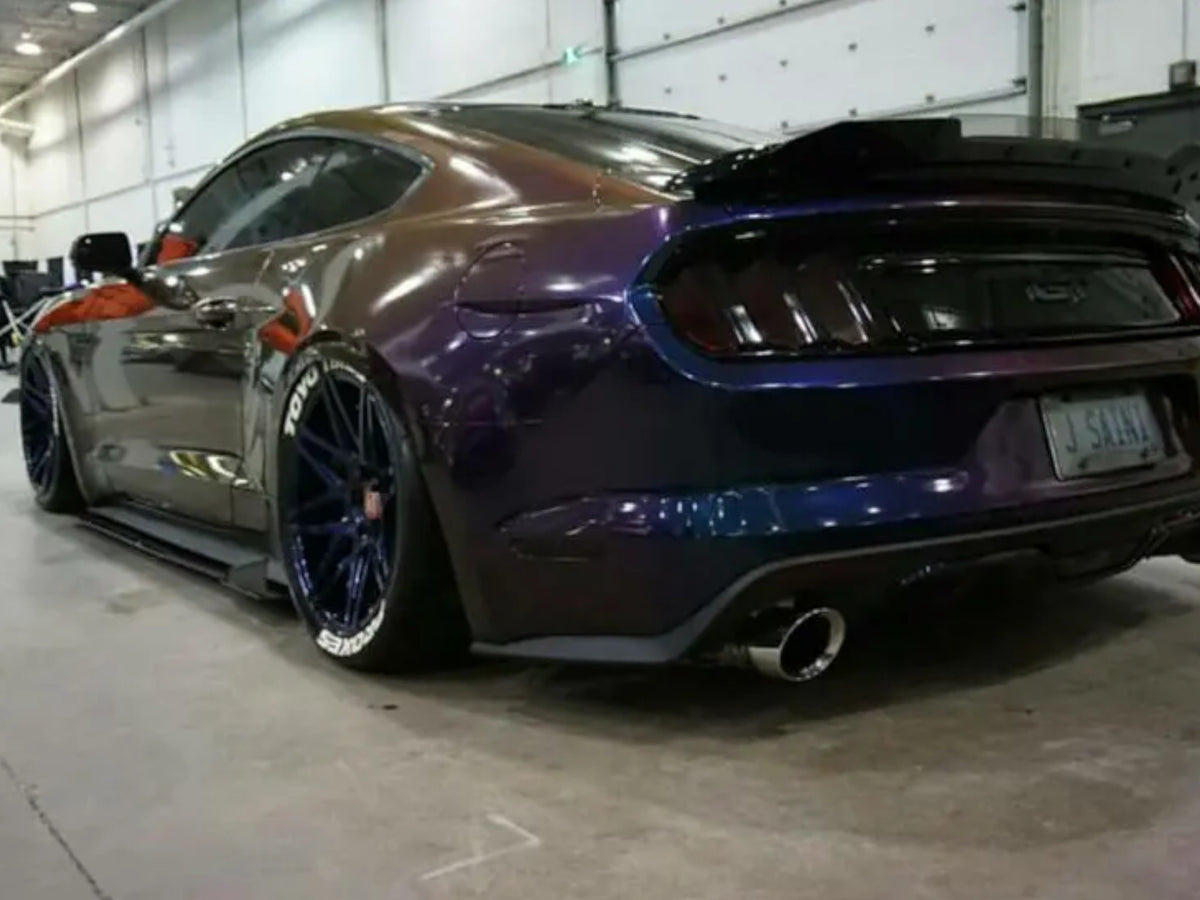 2015-23 Mustang - 2PC Side Splitters - Aluminum Composite