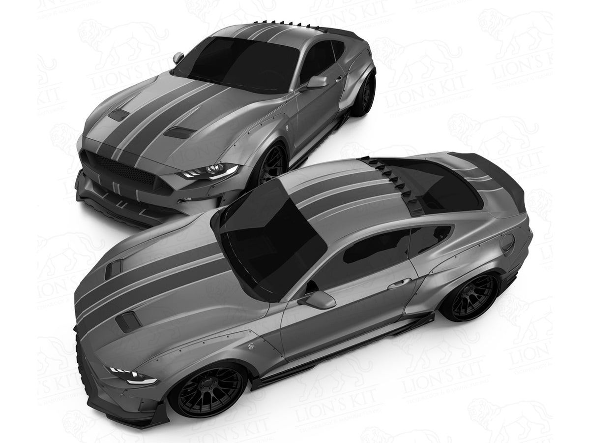 2015-23 Mustang - Ducktail Spoiler V1