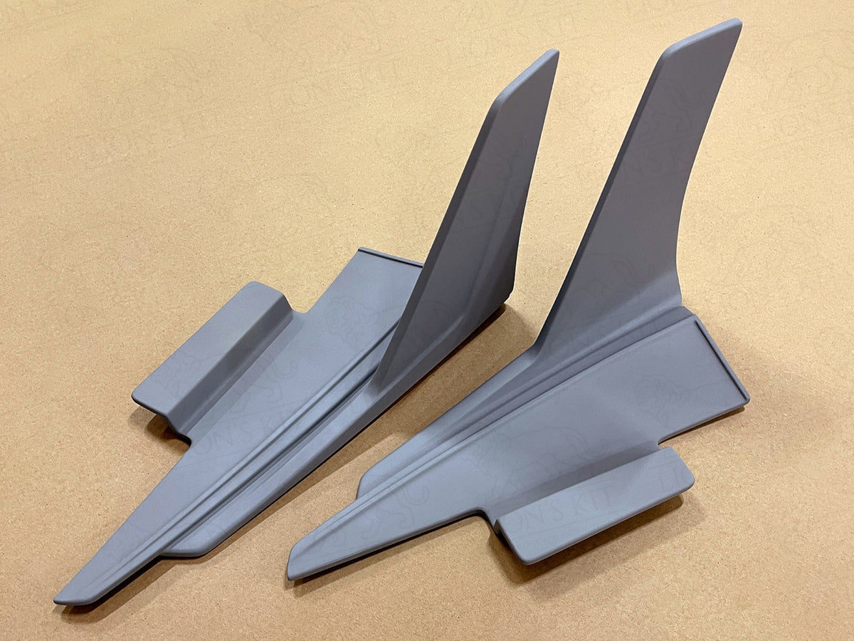 2015-23 Mustang - Rear Bumper Side Splitters V1