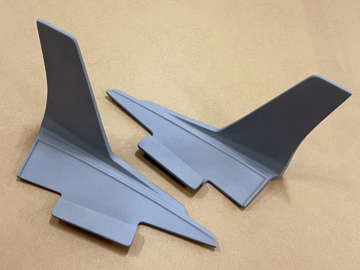 2015-23 Mustang - Rear Bumper Side Splitters V1