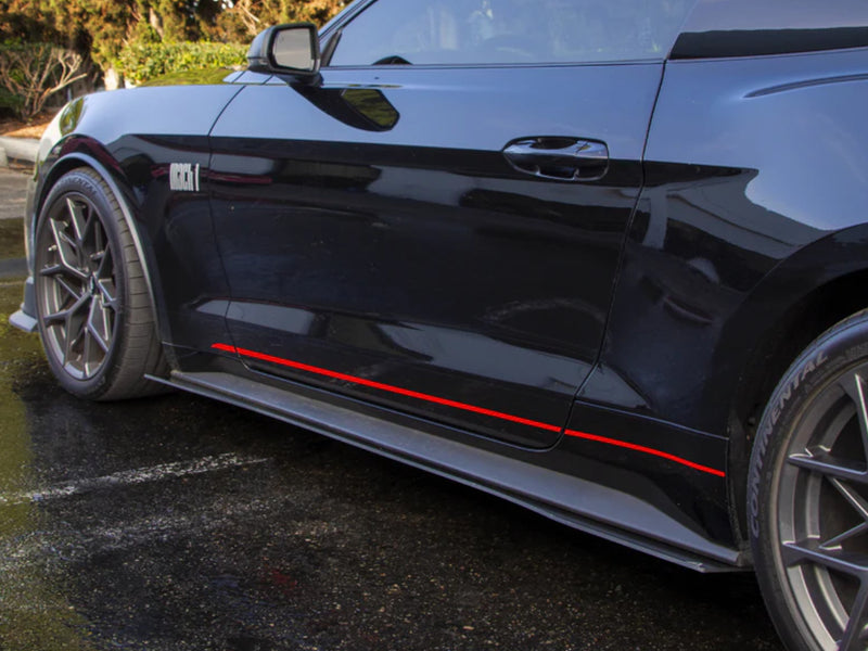 2015-23 Mustang - Side Skirt Splitters