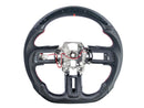 2015-23 Mustang - Steering Wheel Perforated Leather With LED - Carbon Fiber