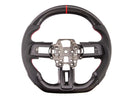 2015-23 Mustang - Steering Wheel Suede/Leather - Carbon Fiber
