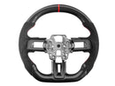 2015-23 Mustang - Steering Wheel Suede/Leather - Carbon Fiber