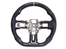 2015-23 Mustang - Steering Wheel Suede/Leather - Carbon Fiber