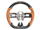 2015-23 Mustang - Steering Wheel Suede/Leather - Carbon Fiber