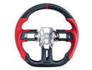 2015-23 Mustang - Steering Wheel Suede/Leather - Carbon Fiber