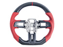 2015-23 Mustang - Steering Wheel Suede/Leather - Carbon Fiber