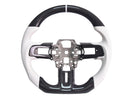 2015-23 Mustang - Steering Wheel Suede/Leather - Carbon Fiber