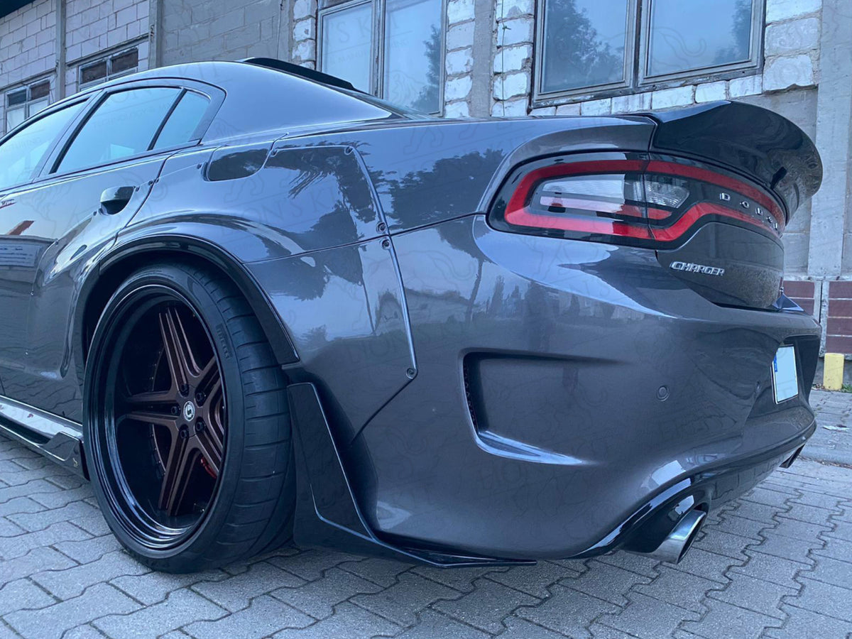 2015-23 Charger - Rear Bumper Side Splitters V1