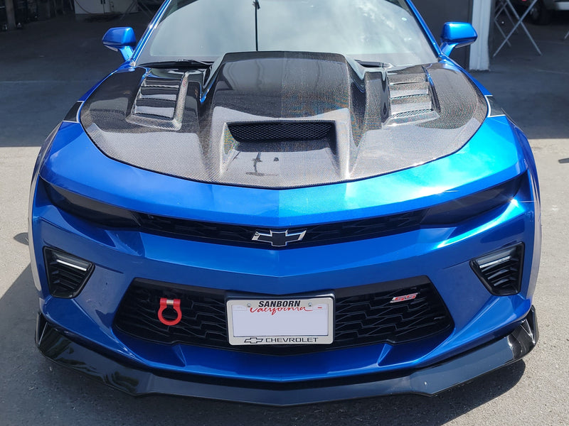 2016-24 Camaro - Terminator Style Hood - Carbon Fiber