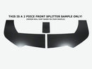 2016-24 Camaro ZL1 - 2PC Front Splitter - Aluminum