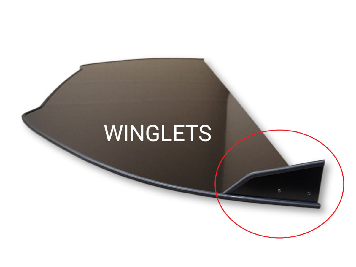 2015-23 Challenger SRT Scat Pack 392 GT - 2PC Front Splitter - Aluminum Composite