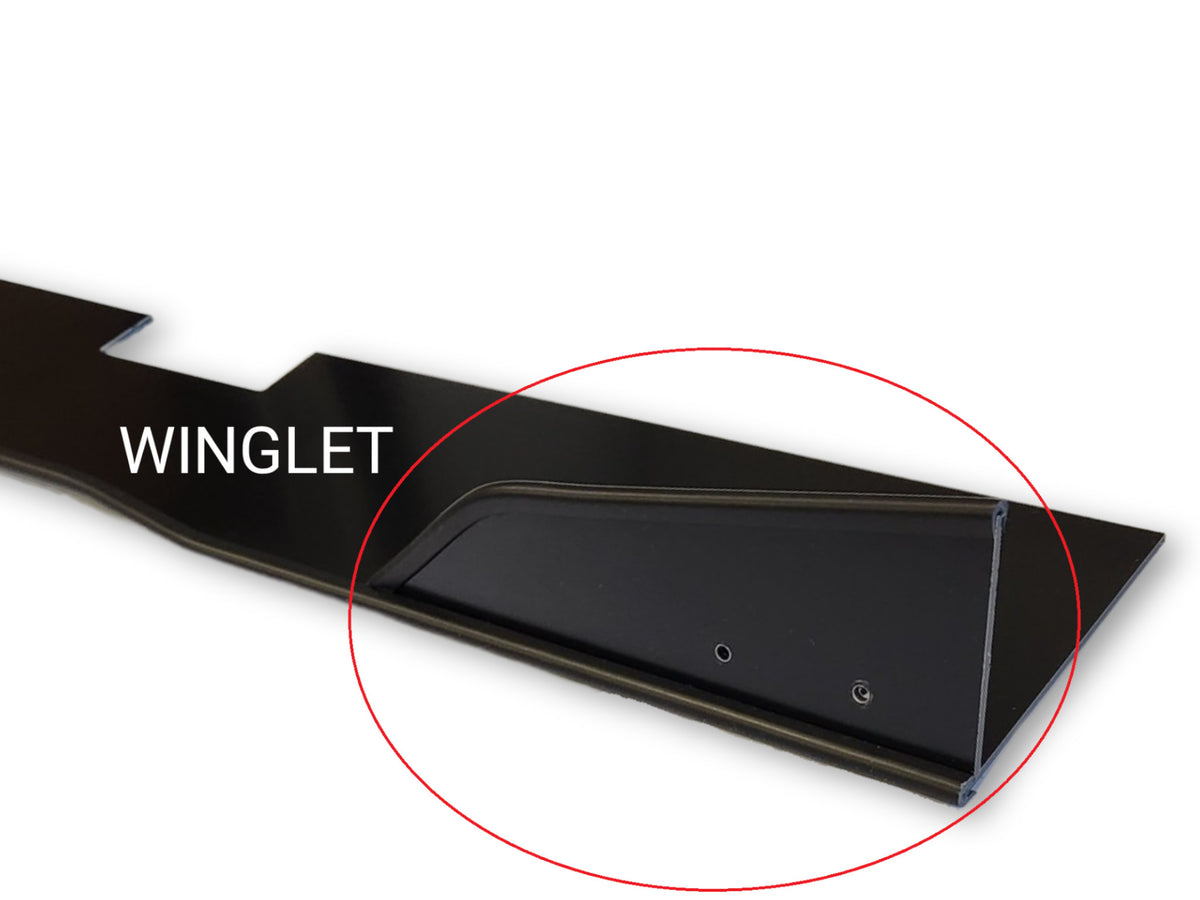 2008-23 Challenger - 2PC Side Splitters - Aluminum Composite