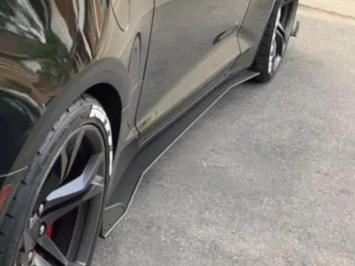 2016-24 Camaro - 2PC Side Splitters - Aluminum Composite