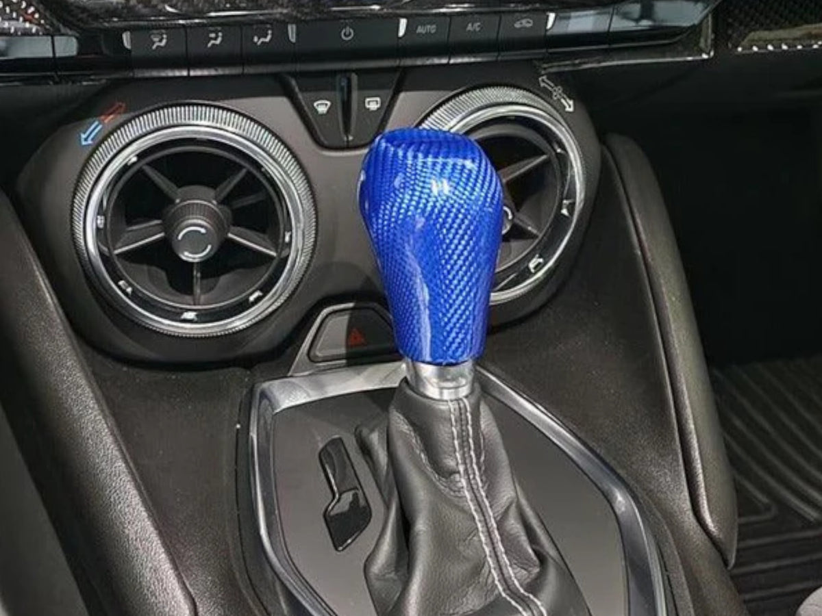 2016-24 Camaro - Automatic Shift Knob Cover - Carbon Fiber