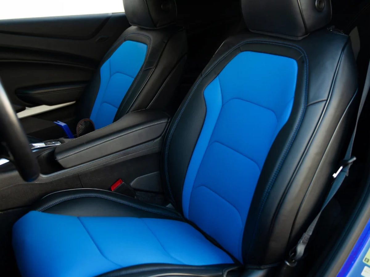 2016-24 Camaro - Seat Covers Front and Rear - Artificial Leather