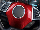 2016-24 Camaro - Steering Wheel Airbag Cover - Carbon Fiber