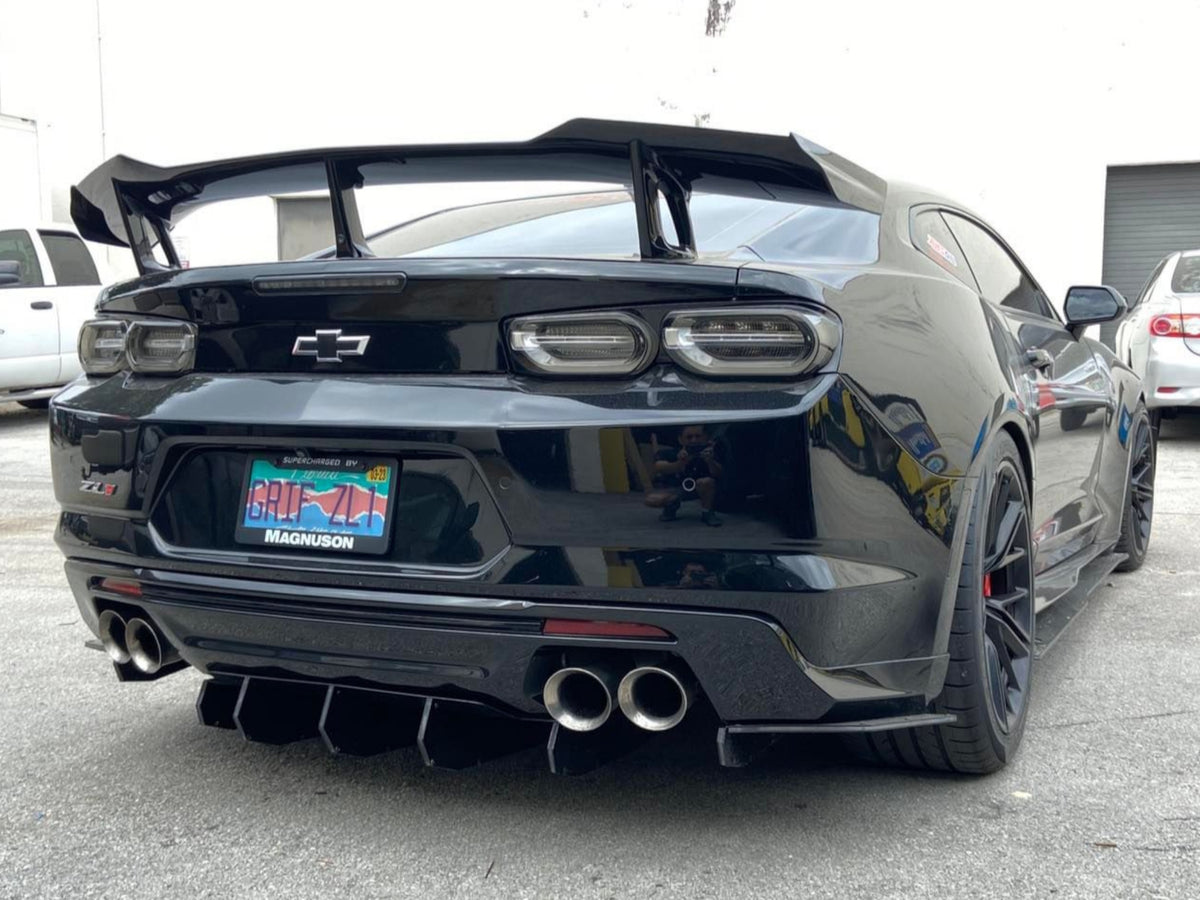 2016-24 Camaro - Aluminum LED Rear Diffuser