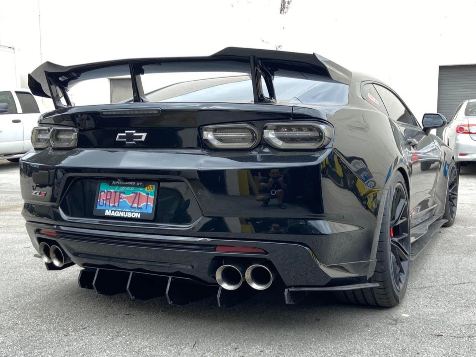 Camaro Rear Defuser 2016-24 Camaro - Aluminum LED Rear Diffuser