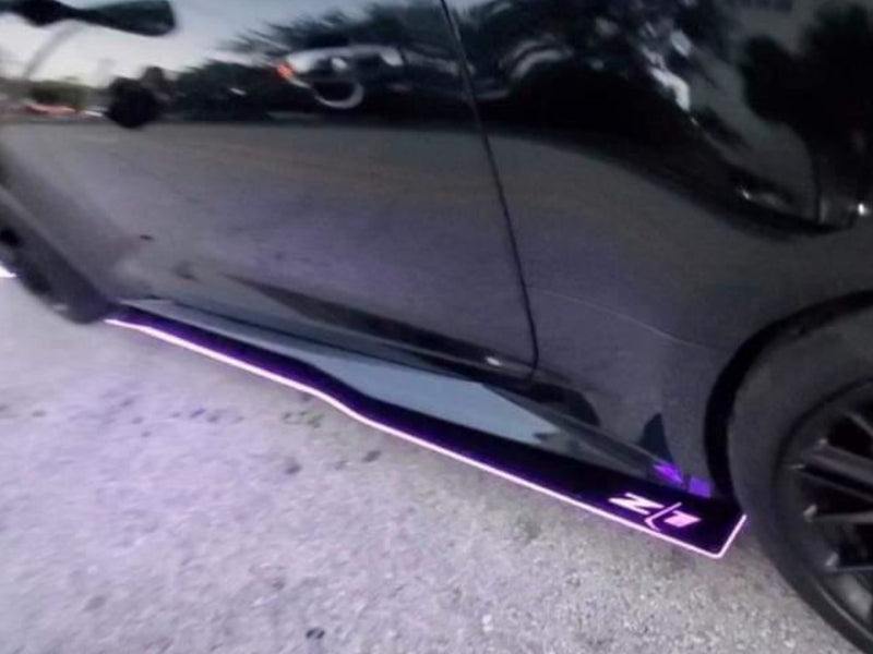 2016-24 Camaro - Street Version Aluminum LED Side Splitters