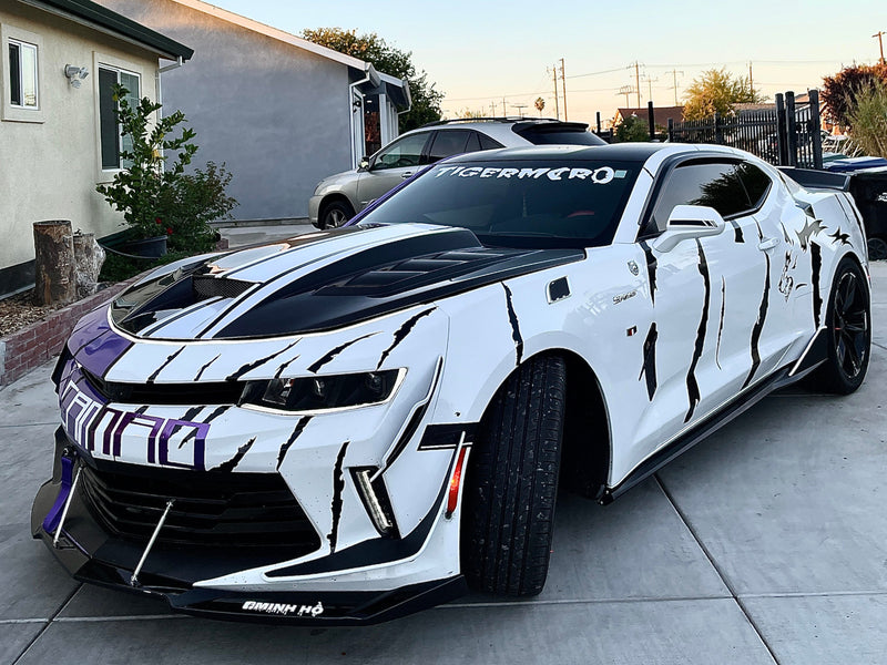 2016-24 Camaro - Terminator Style Hood - Carbon Fiber