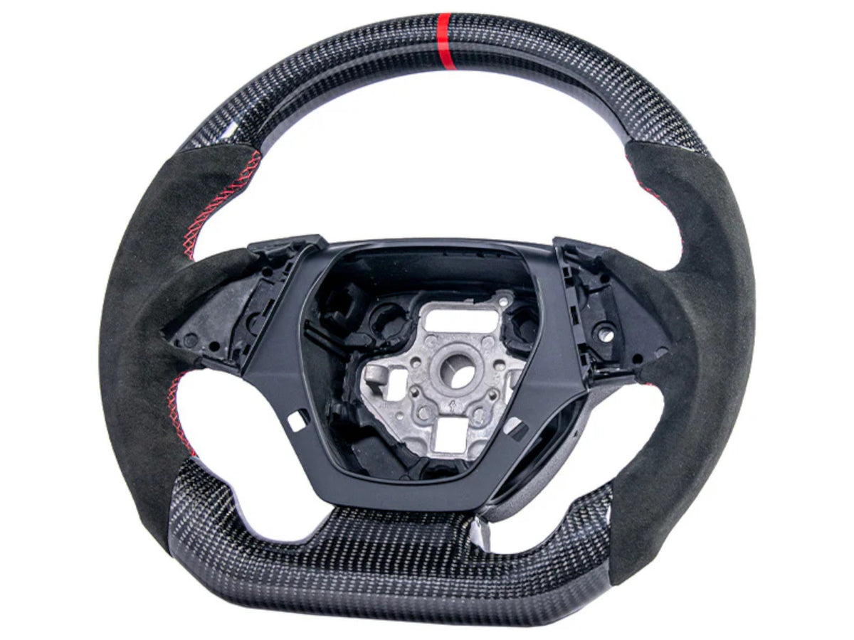 2016-24 Camaro - Steering Wheel Alcantara/Leather - Carbon Fiber