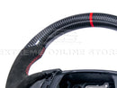 2016-24 Camaro - Steering Wheel Alcantara/Leather - Carbon Fiber