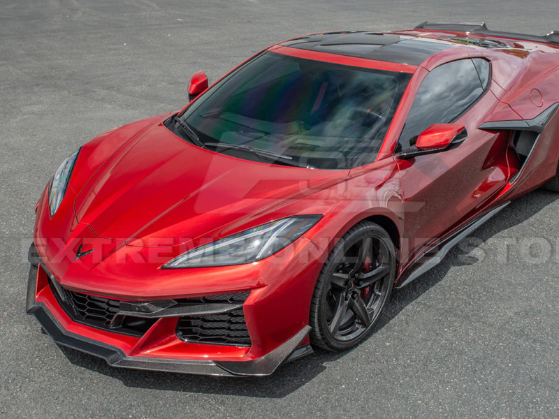 2020-24 Corvette Z06 - Front Aero Package - Front Lip - Dive Planes - Carbon Fiber