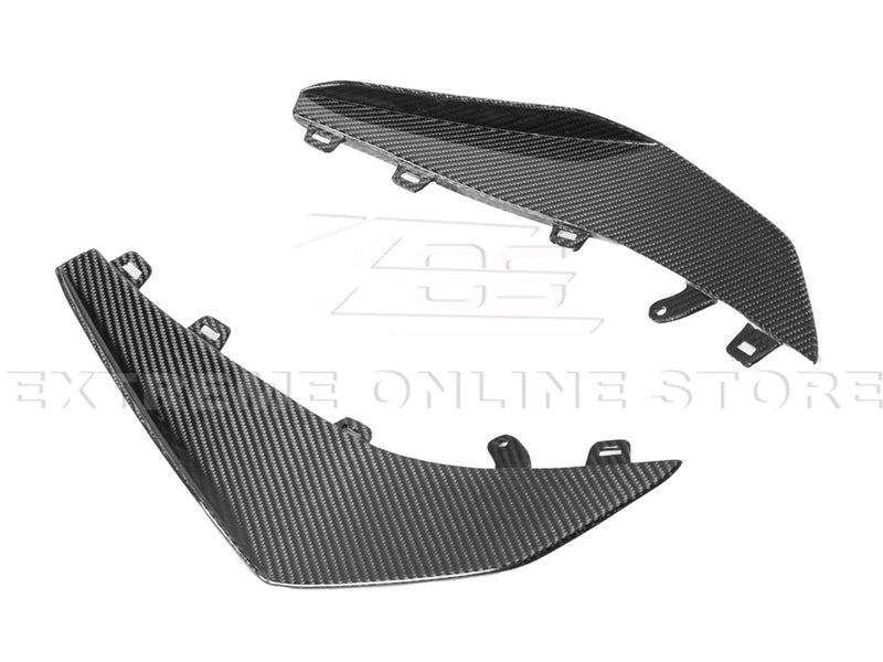 2020-24 Corvette Z06 - Front Aero Package - Front Lip - Dive Planes - Carbon Fiber