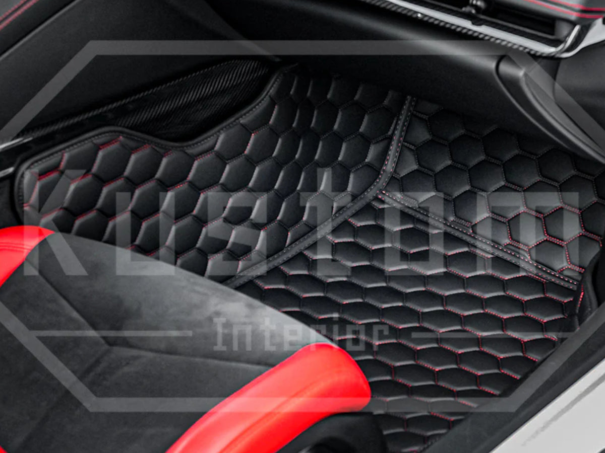2020-27 Corvette - Floor Mats - Artificial Leather