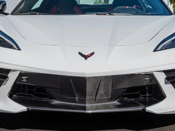 2020-24 Corvette - Front Grille Cover - Carbon Fiber