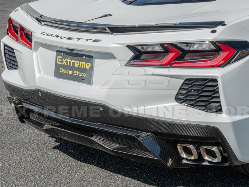 2020-23 Corvette - Rear Valance Diffuser - Carbon Fiber