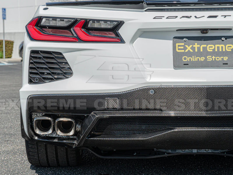 2020-24 Corvette - Rear Valance Diffuser - Carbon Fiber