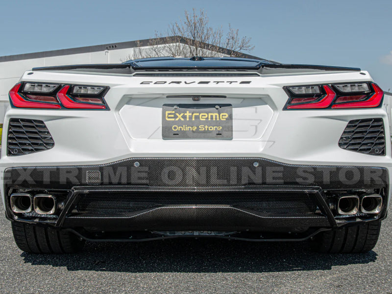 2020-23 Corvette - Rear Valance Diffuser - Carbon Fiber