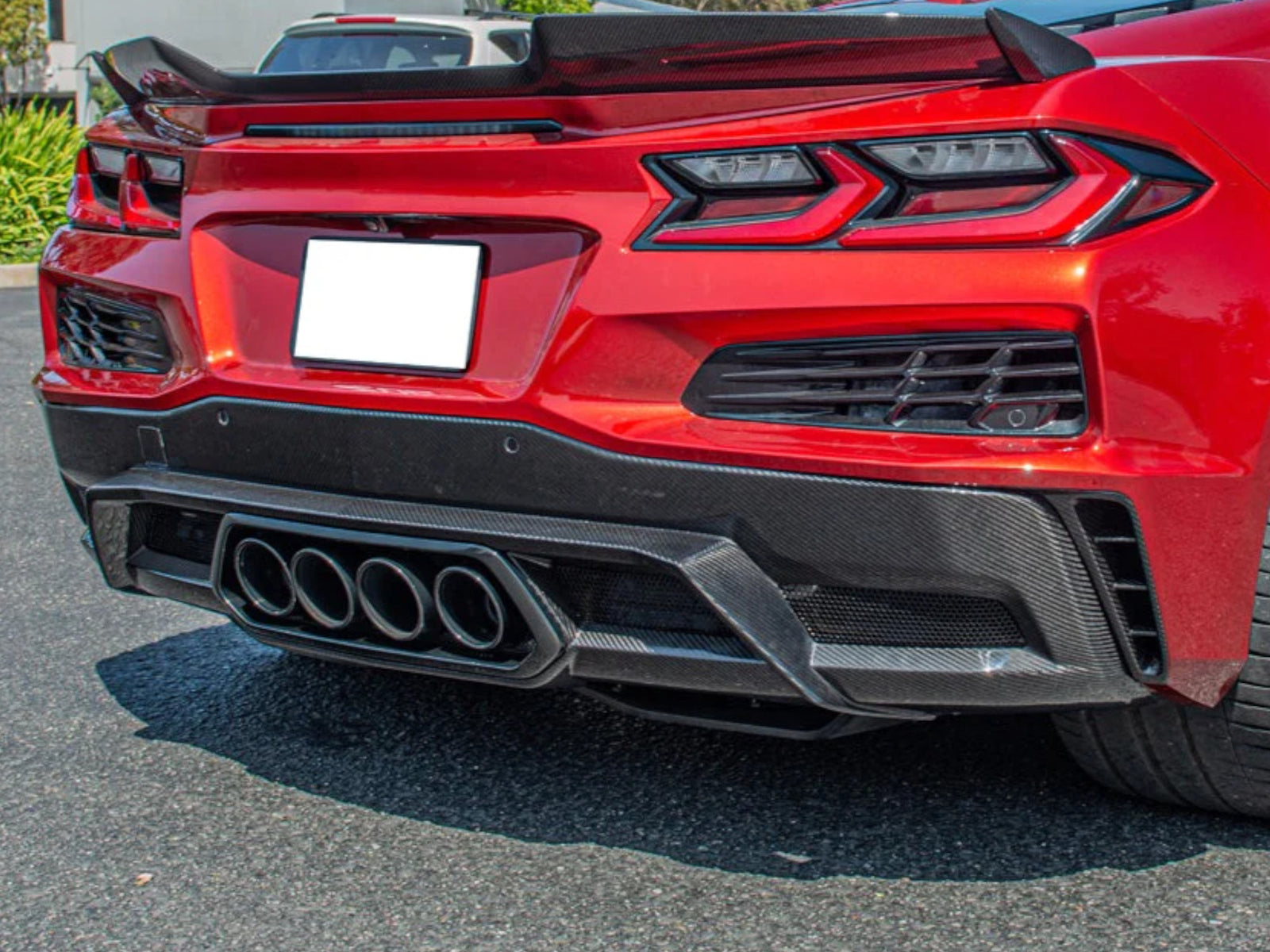 Z06 Rear 2020-24 Corvette Z06- Rear Valance Diffuser - Carbon Fiber