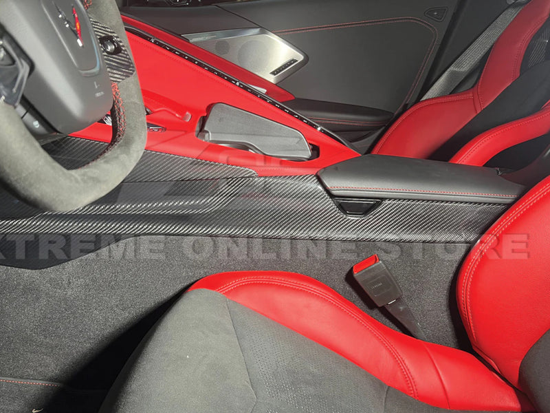 2020-24 Corvette - Center Console Side Trim Cover - Carbon Fiber