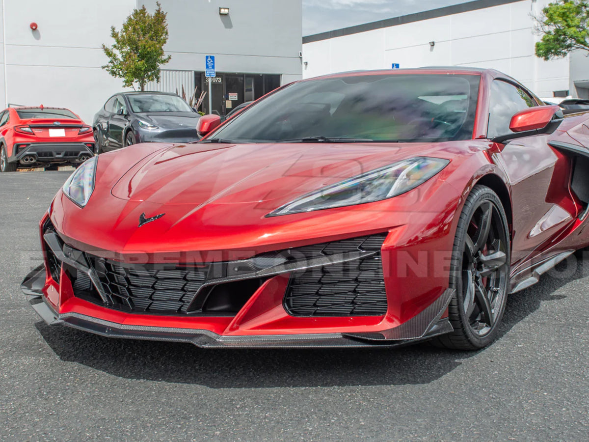 2020-24 Corvette Z06 E-Ray - Dive Planes Canards - Carbon Fiber