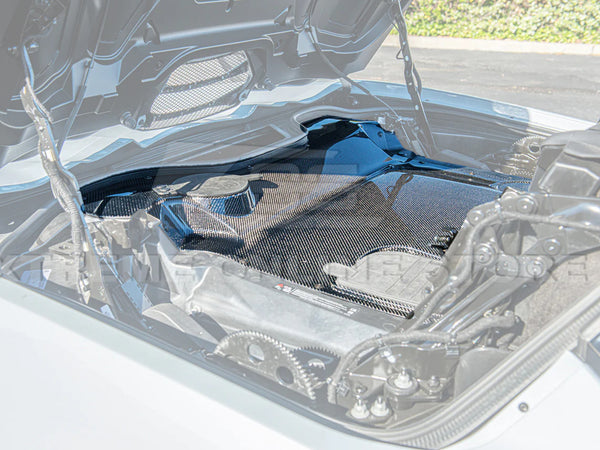 2020-24 Corvette - Engine Bay Panel Center Cover - Carbon Fiber