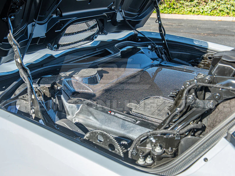 2020-24 Corvette - Engine Bay Panel Center Cover - Carbon Fiber