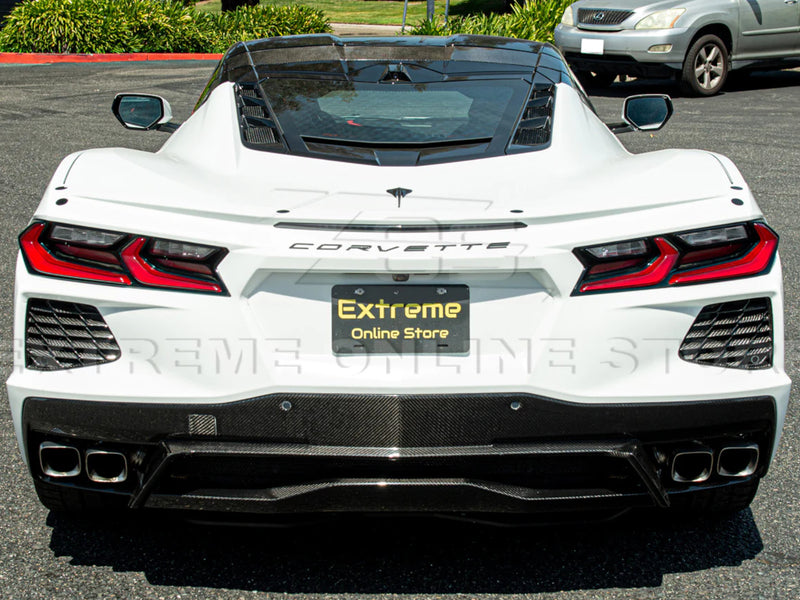 2020-24 Corvette - Rear Grilles - Carbon Fiber