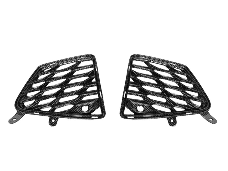 2020-24 Corvette - Rear Grilles - Carbon Fiber