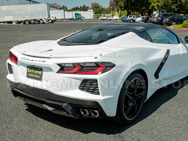 2020-24 Corvette - Rear Grilles - Carbon Fiber