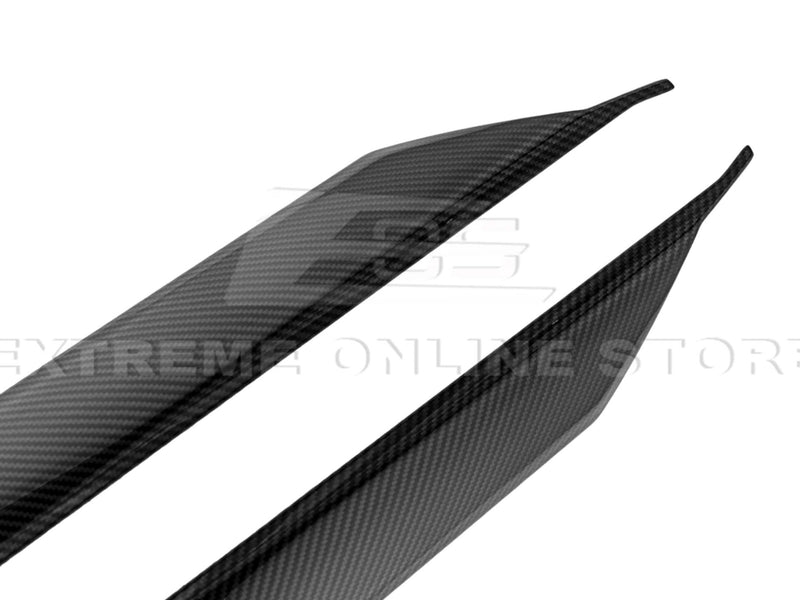 2020-24 Corvette - Windshield Side Pillar Covers - Carbon Fiber