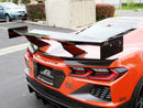 2020-25 Corvette - GTC-500 Adjustable Wing Spoiler - Carbon Fiber