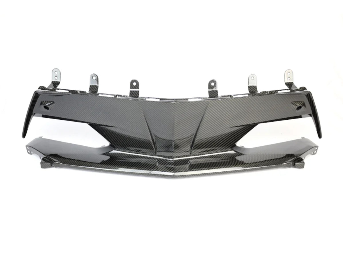 2020-25 Corvette - Front Bumper Center Bezel - Carbon Fiber